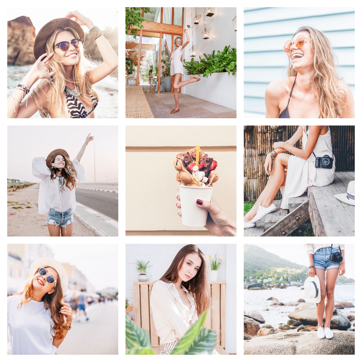 Chic Lightroom Presets - The Birds Papaya Grit Collection